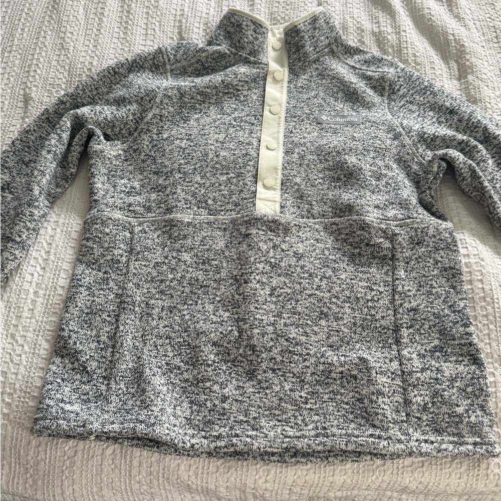 Columbia Women's Speckled Gray Cowl Neck pullover - NWOT